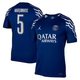 Paris Saint-Germain Marquinhos 5 Čtvrtý 2024-25 - Fotbalové Dresy (S/S)